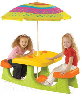 Комплект мебели с детским столом Keter Patio Center / Патио Центр (220155) - зонт в комплект не входит