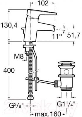 Смеситель Roca Esmai A5A6031C00