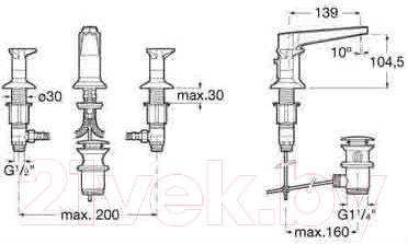 Смеситель Roca Betap A5A4444C00