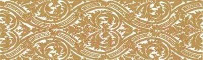 Бордюр Ceramika Paradyz Delicate Gold Arabeska (500x150)
