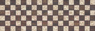 Декоративная плитка Ceramika Paradyz Miriam Brown Mozaika (600x200)