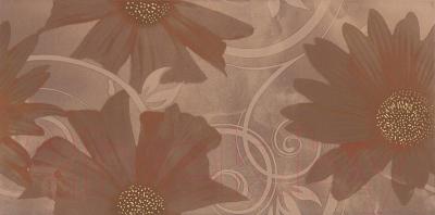 Декоративная плитка Ceramika Paradyz Sabro Brown Kwiat (595x295)