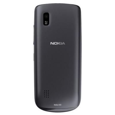 Мобильный телефон Nokia Asha 300 Graphite - сзади