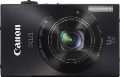 Компактный фотоаппарат Canon IXUS 500 HS Black - Вид спереди