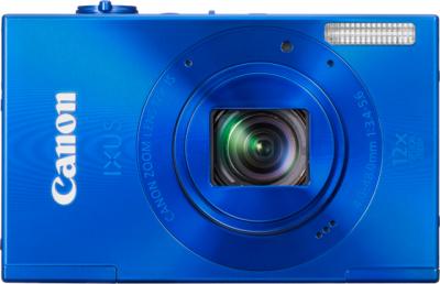 Компактный фотоаппарат Canon IXUS 500 HS Blue - Вид спереди