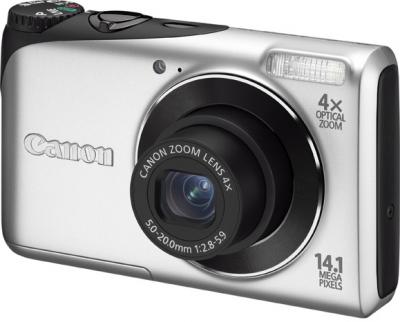 Компактный фотоаппарат Canon PowerShot A2200 Silver - Общий вид