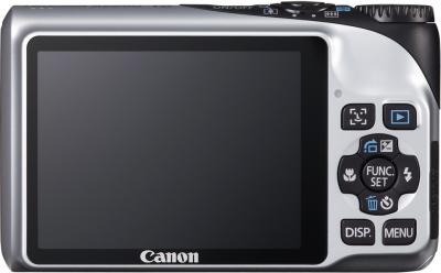 Компактный фотоаппарат Canon PowerShot A2200 Silver - Вид сзади