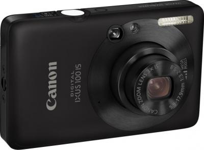 Компактный фотоаппарат Canon IXUS 100 IS (PowerShot SD780 IS) Black - общий вид
