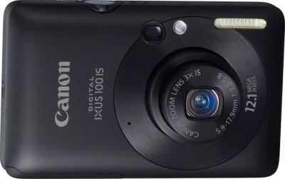 Компактный фотоаппарат Canon IXUS 100 IS (PowerShot SD780 IS) Black - общий вид