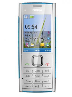 Мобильный телефон Nokia X2-00 Blue - спереди