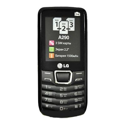 Мобильный телефон LG A290 Black - спереди