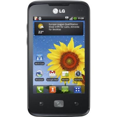 Смартфон LG E510 Optimus Hub - спереди