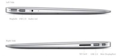 Ноутбук Apple MacBook Air 13'' (MD232RS/A) - общий вид