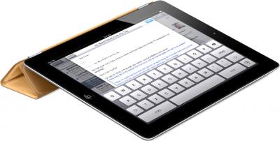 Чехол для планшета Apple iPad Smart Cover Tan (MD302ZM/A) - опция подставки