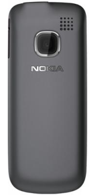 Мобильный телефон Nokia C1-01 Dark Gray - сзади