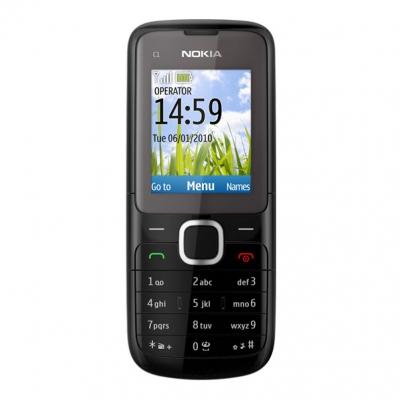 Мобильный телефон Nokia C1-01 Dark Gray - спереди