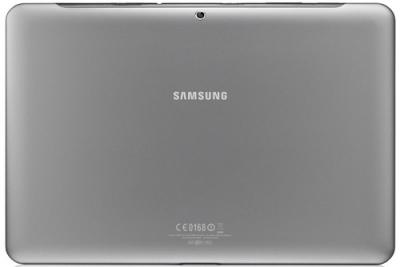 Планшет Samsung Galaxy Tab 2 10.1 16GB 3G Titanium Silver (GT-P5100) - Вид сзади