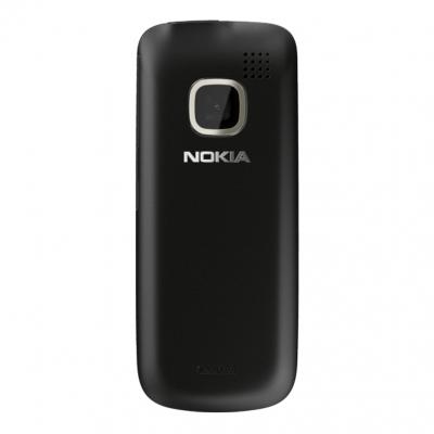 Мобильный телефон Nokia C2-00 Jet Black - сзади