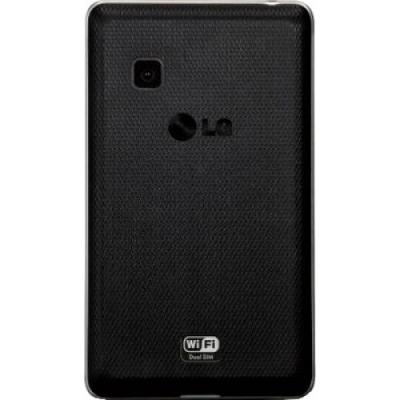 Мобильный телефон LG T375 Cookie Smart Black - сзади