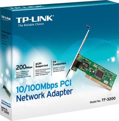 Сетевой адаптер TP-Link TF-3200 - коробка
