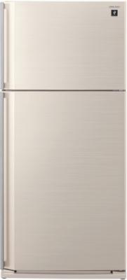 Холодильник с морозильником Sharp SJ-SC680VBE - общий вид