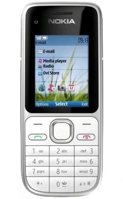 Мобильный телефон Nokia C2-01 Warm Silver - спереди