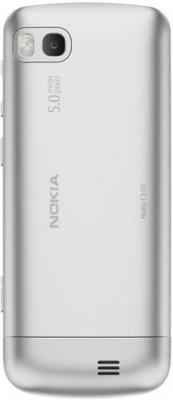 Мобильный телефон Nokia C2-01 Warm Silver - сзади