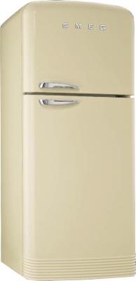Холодильник с морозильником Smeg FAB50PSP - Вид спереди