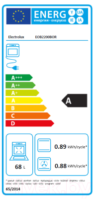 Электрический духовой шкаф Electrolux EOB2200BOR