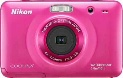 Компактный фотоаппарат Nikon COOLPIX S30 Pink - общий вид