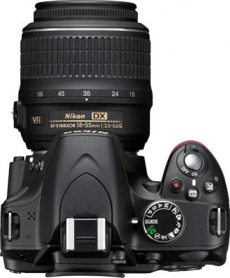 Зеркальный фотоаппарат Nikon D3200 18-55mm VR - вид сверху