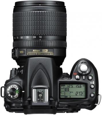 Зеркальный фотоаппарат Nikon D90 Kit 18-105mm VR - вид сверху