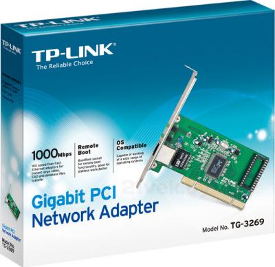 Сетевой адаптер TP-Link TG-3269 - коробка