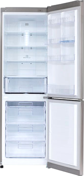 Холодильник с морозильником LG GA-B409SLQA - внутренний вид