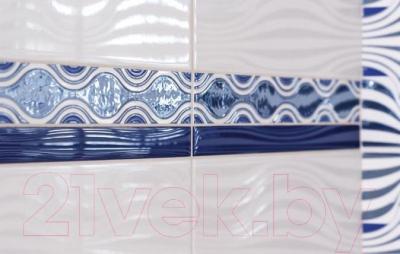 Декоративная плитка Ceramika Paradyz Vivian Blue Fala (400x250)