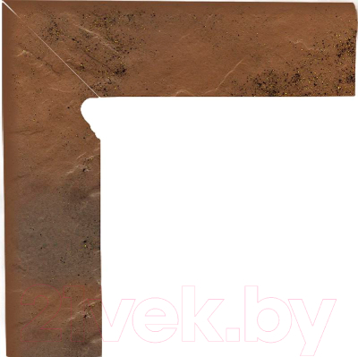 Плинтус лестничный керамический Ceramika Paradyz Semir Beige (300x80, левый)