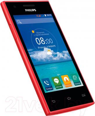 Смартфон Philips S309 (красный)