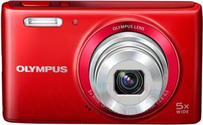 Компактный фотоаппарат Olympus VG 180 (красный)