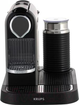 Капсульная кофеварка Krups Nespresso Citiz & Milk Titanium XN730T10