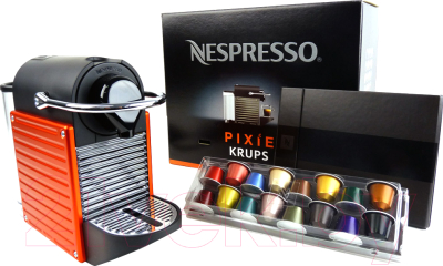 Капсульная кофеварка Krups Nespresso Pixie Red XN300610