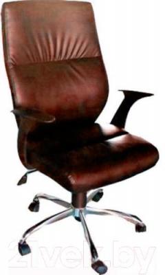 Кресло офисное Деловая обстановка Неон Хром MFT (коричневый)