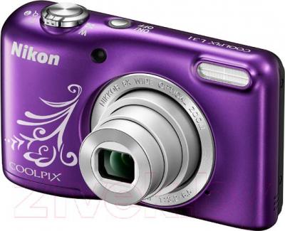 Компактный фотоаппарат Nikon Coolpix L31 (фиолетовый)