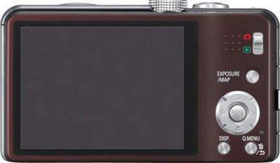 Компактный фотоаппарат Panasonic Lumix DMC-TZ30 Brown - вид сзади