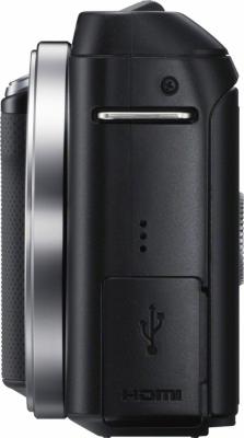 Беззеркальный фотоаппарат Sony Alpha NEX-F3K Black - вид сбоку