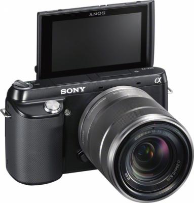 Беззеркальный фотоаппарат Sony Alpha NEX-F3K Black - общий вид