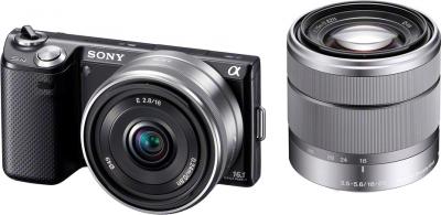 Беззеркальный фотоаппарат Sony Alpha NEX-5ND Black - общий вид
