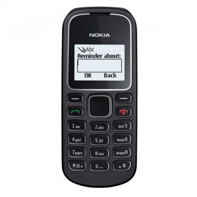 Мобильный телефон Nokia 1280 (черный) - спереди