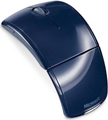 Мышь Microsoft ARC Mouse Blue (ZJA-00038) - общий вид