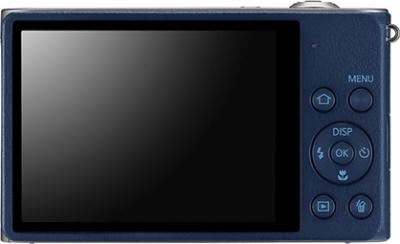 Компактный фотоаппарат Samsung DV300F (EC-DV300FBPURU) Silver-Blue - вид сзади