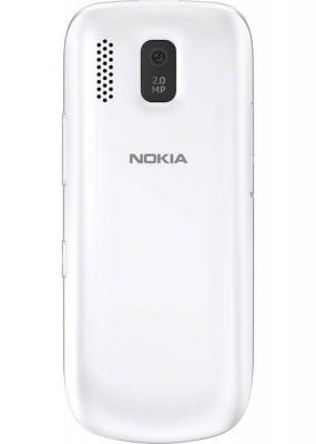 Мобильный телефон Nokia Asha 202 White - сзади
